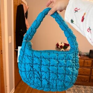 NWT: Cos Blue Quilted Women's Bag